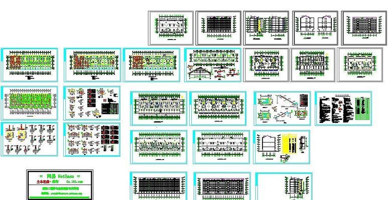 ��ѧ¥�ṹCADȫͼ dwg