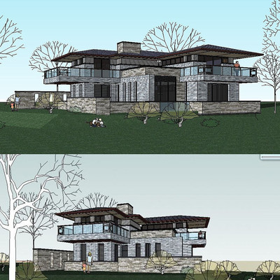 ��Ʒ��ʽ��ԭ����ͼ��ʦ��������ģ�� skp