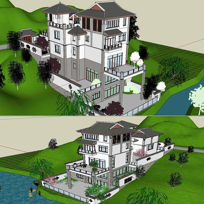 ��ʽ����������ͼ��ʦSUģ�� skp