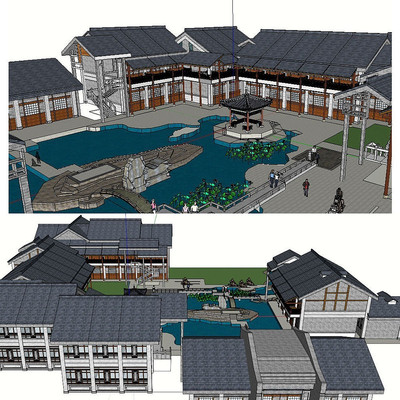 ���ɽ�����ͼ��ʦSUģ�� skp