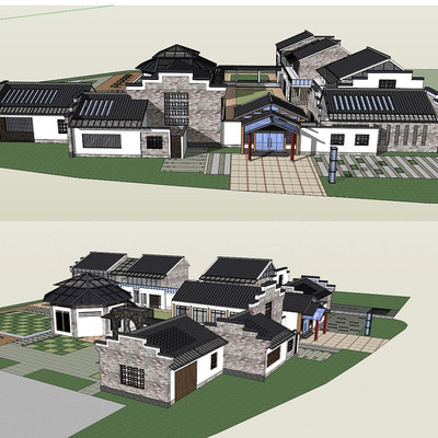 ���ɽ�����ͼ��ʦSUģ�� skp