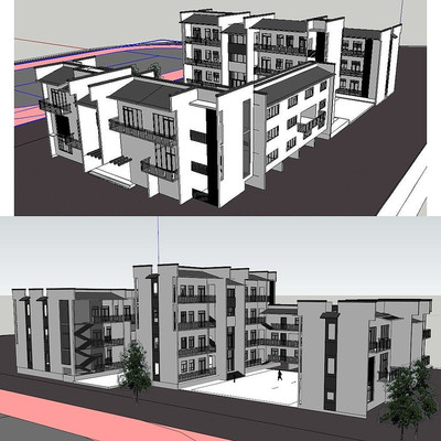 ����Сѧ������ͼ��ʦSUģ�� skp