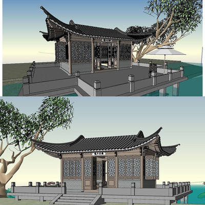 ˮ鿾��۽�����ͼ��ʦSUģ�� skp