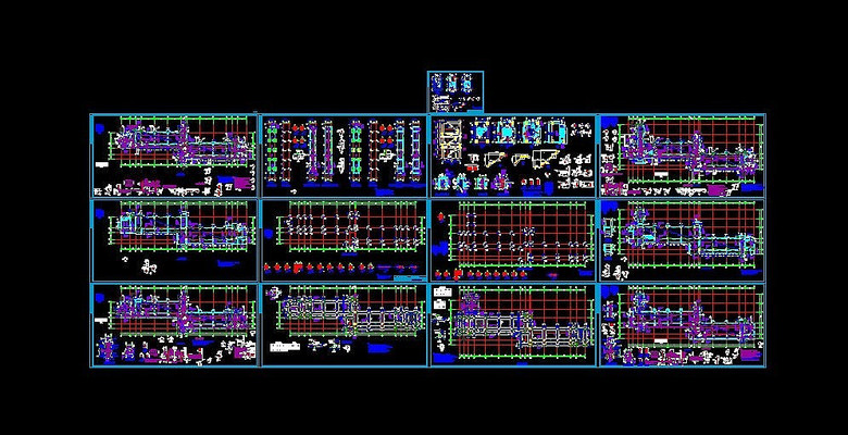 ��ѧ¥CADʩ��ͼ dwg