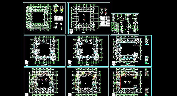 ѧУ¥��CADʩ��ͼ dwg