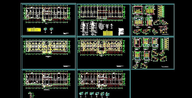 ѧУ¥��CADʩ��ͼ dwg