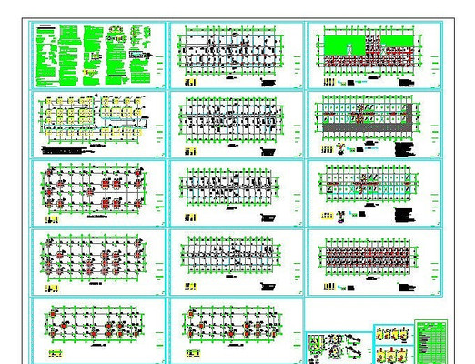 ��ͣ������¥����ͼcadͼֽ dwg