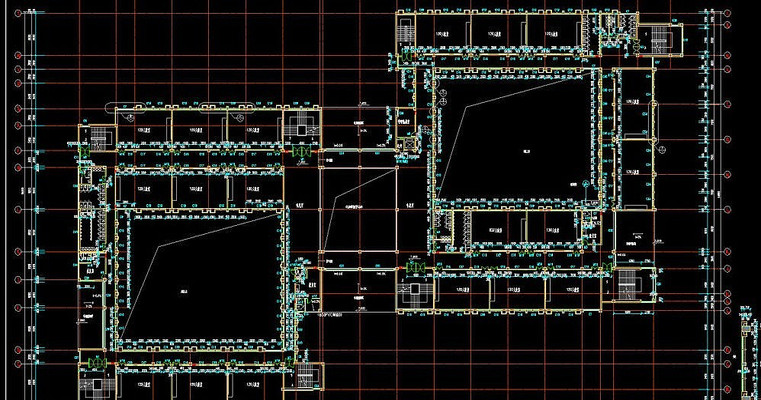 ��ѧ¥cadƽ��ͼ dwg