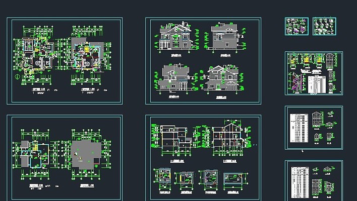 �Դ�Ժ�ӱ���cadʩ��ͼ dwg