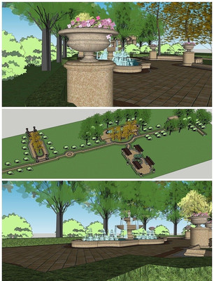 �����С��԰SUģ�� skp