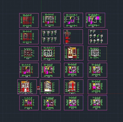 cad����ʩ��ͼֽ dwg