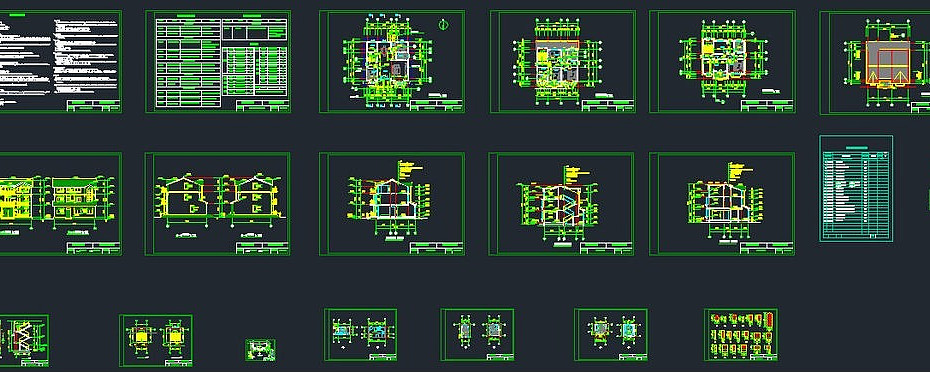 ���ӽǱ���cadͼֽ dwg