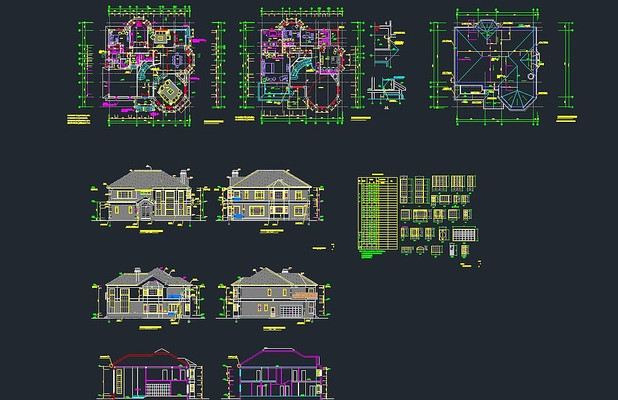 ����ʽcad����ʩ��ͼ dwg