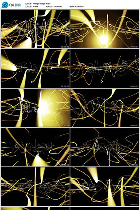 黄色粒子光效运动led视频素材 黄色粒子光效运动led视频素材