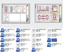 ˫���͵������巿����ͼcad