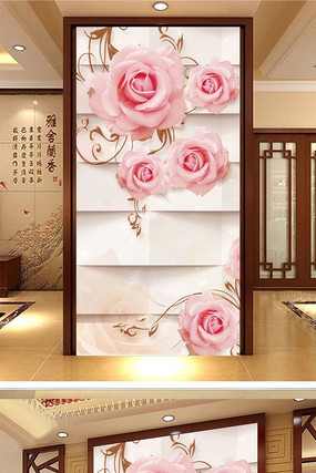 3D����õ�廨���ر���ǽ PSD