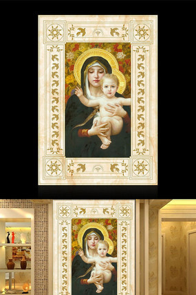 ʥĸ������ŷʽ����װ��ͼ PSD