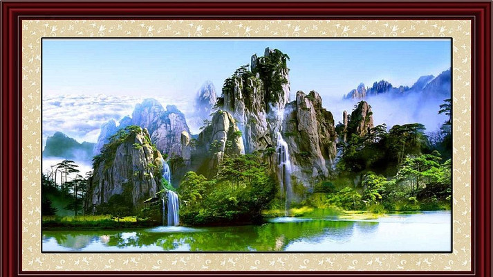 �޷���ɽɽˮ�鷿װ�λ� PSD