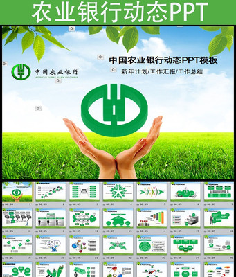 �й�ũҵ���н������ƹ����ƻ�PPTģ�� pptx