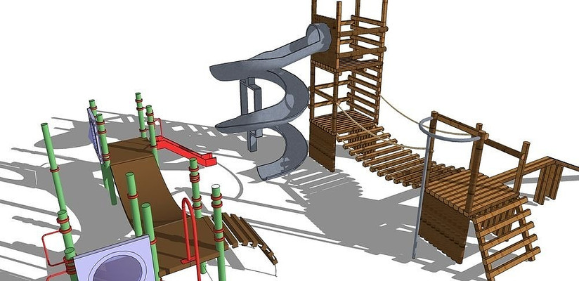 ľ����ʩ����skpģ�� skp