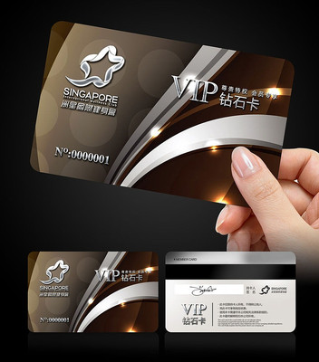 金属质感高档VIP会员卡 金属质感高档VIP会员卡