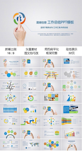 ���⹤���ܽ�ҵ���㱨���鱨������ͨ��pptģ��