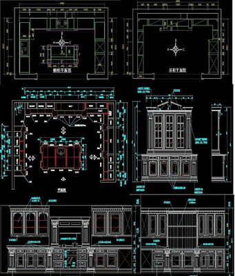 ʵľ�����ز�ͼ��CADͼ dwg