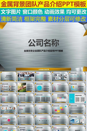 ����������ҵ�ŶӲ�Ʒ��������PPTģ��