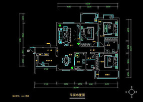 ƽ�沼��ͼ CAD