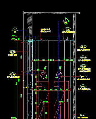办公楼墙面尺寸施工图纸 办公楼墙面尺寸施工图纸