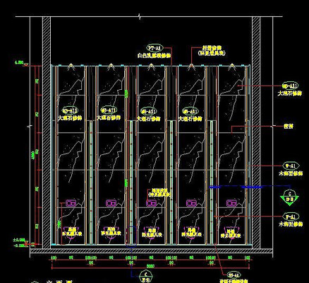 办公楼墙面施工图纸 办公楼墙面施工图纸