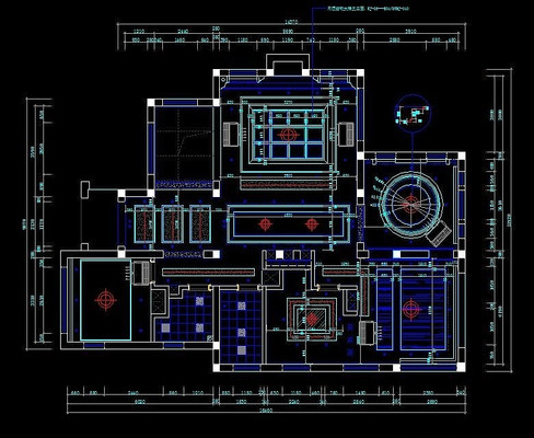 ����װ�޶���ߴ����ͼֽ CAD