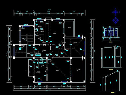 ����װ��һ��ǽ��Ķ�ͼ CAD