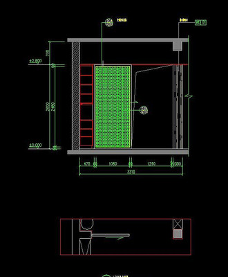入口玄关立面图