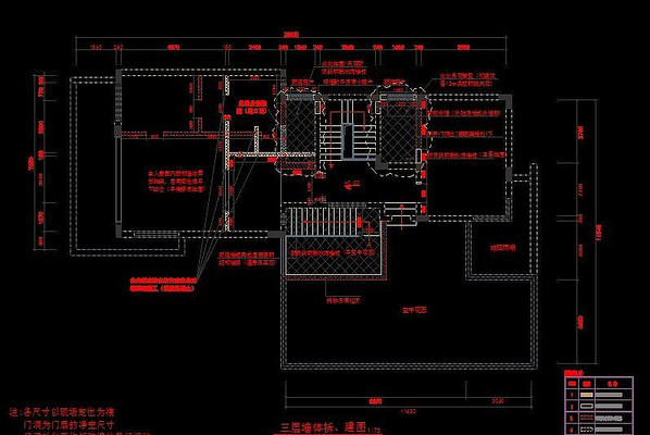 ����װ������ǽ�����ͼֽ CAD