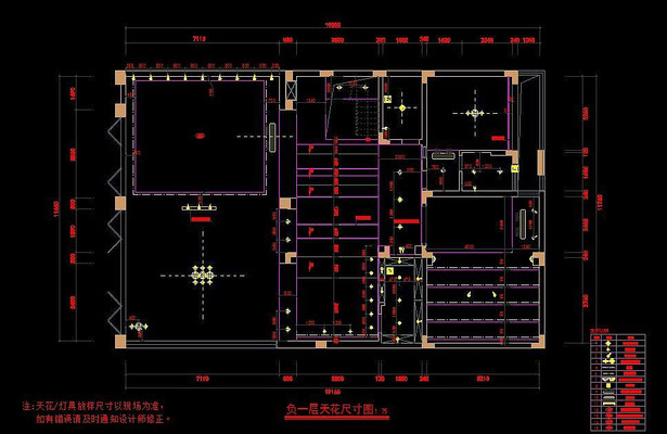 ��һ���컨�ߴ����ͼֽ CAD