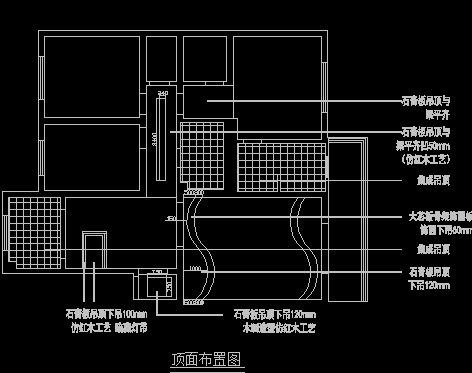 ��װ�޶��沼��ͼ CAD