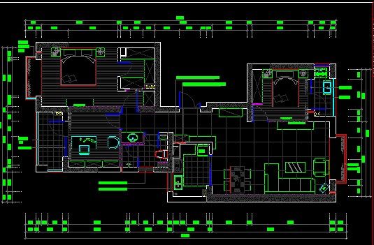 �ִ�����װ��ƽ��ͼ CAD