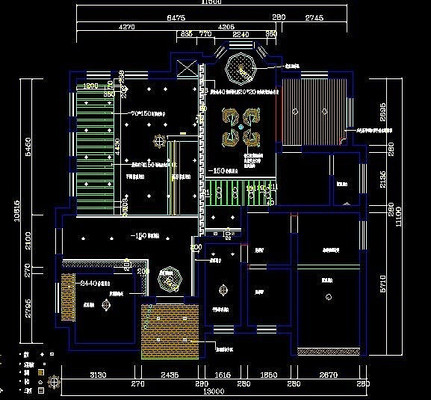 ��ʽ����һ���컨����ͼ CAD