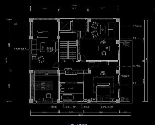 ��ŷ������¥ƽ�沼��ͼ CAD