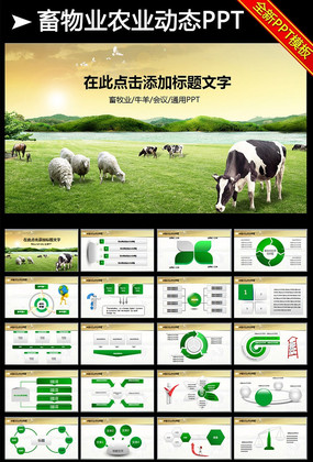 ��ɫ������ֳ��ţ����ҵ��ҵPPTģ�� pptx