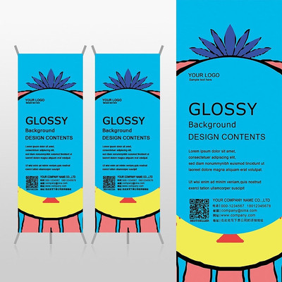 �����ɫ��ͯ��԰Xչ�ܱ���psdģ�� PSD