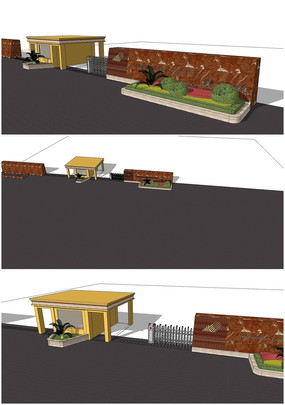 �Զ�����С�����ű���ͣSUģ�� skp