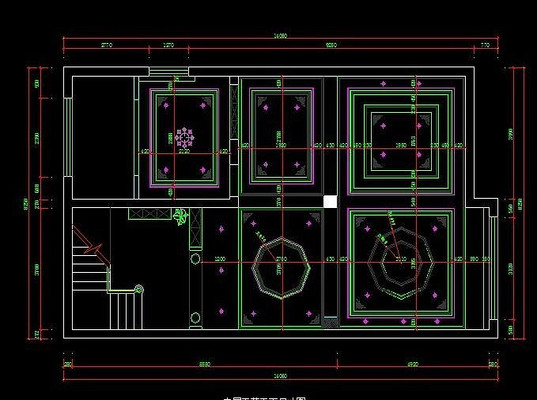 ���з���Խ������в��컨ƽ��ߴ�ͼ CAD
