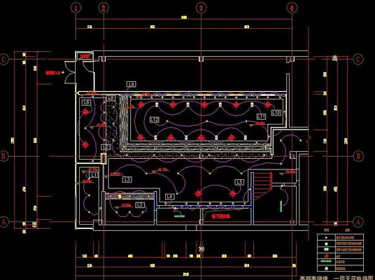 ��ʽ�տ���һ���컨��·ͼ CAD