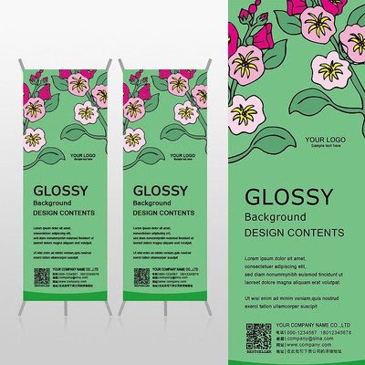 ��԰���װ������Ʒ���껨��Xչ�ܱ���psdģ�� PSD