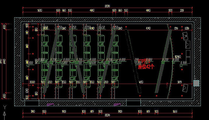 ��ӰԺ����VIP��װ��ƽ��滮ͼ CAD