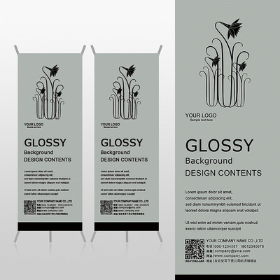 �򵥺ڰ�ɫ����Xչ�ܱ���psdģ�� PSD