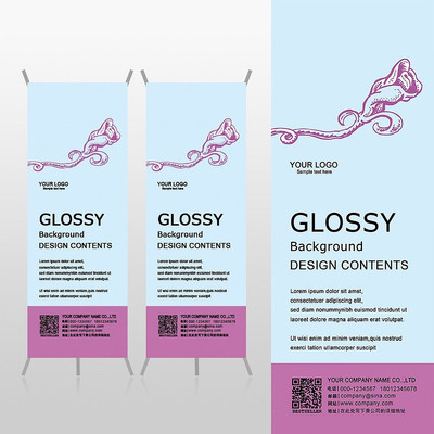 ��Լ��ɫõ�廨Xչ�ܱ���psdģ�� PSD