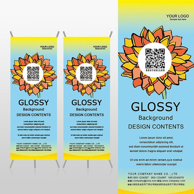 ���³�ɫ���仨��߿��ά��Xչ�ܱ���psdģ�� PSD